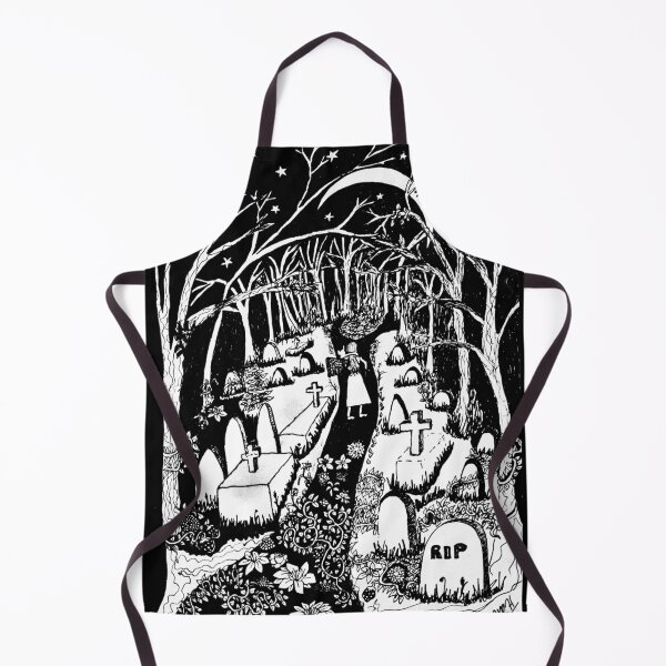 Item preview, Cemetery Cartoon #TheWomanWithThePowerOfBirds designed and sold by hogelstick.