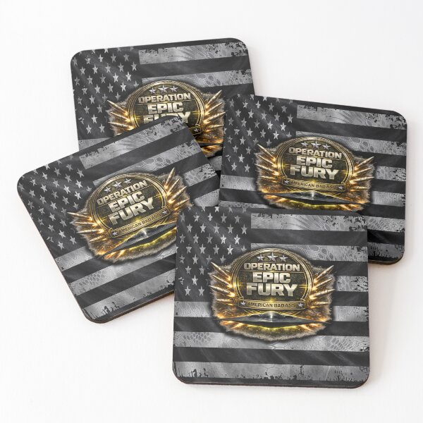Item preview, Operation Epic Fury Badge – Tactical Military Emblem American Design designed and sold by artistwill.