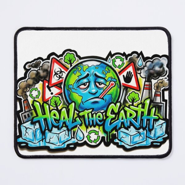 Item preview, Heal The Earth Environmental Protection Street Art designed and sold by Yas_oma.