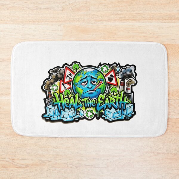 Item preview, Heal The Earth Environmental Protection Street Art designed and sold by Yas_oma.