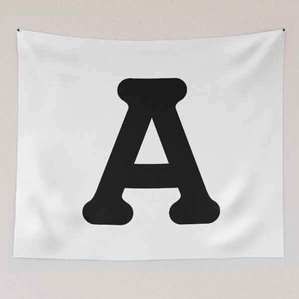 Item preview, Letter A Monogram Phone Case Aesthetic Gift for Her and Mom, Elegant Script Letter A Blanket Cozy Baby Shower Gift, Letter A Monogram Journal Graduation Gift for Students designed and sold by Noe Mill.
