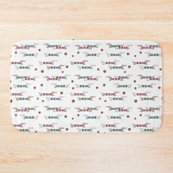 Item preview, The Dachshund Parade - Playful Brights designed and sold by MotifsByMari.