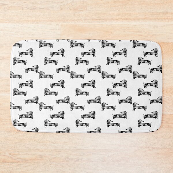 Item preview, Puzzle Dachshund Multicolor Pattern designed and sold by MotifsByMari.
