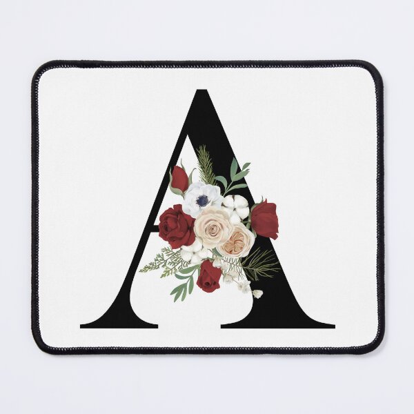 Item preview, Floral Letter A Monogram Phone Case Aesthetic Gift for Her Mom Aunt, Elegant Script Letter A Blanket Cozy Floral Gift for Mom, Floral Letter A Journal Aesthetic Graduation Gift for Students designed and sold by Noe Mill.