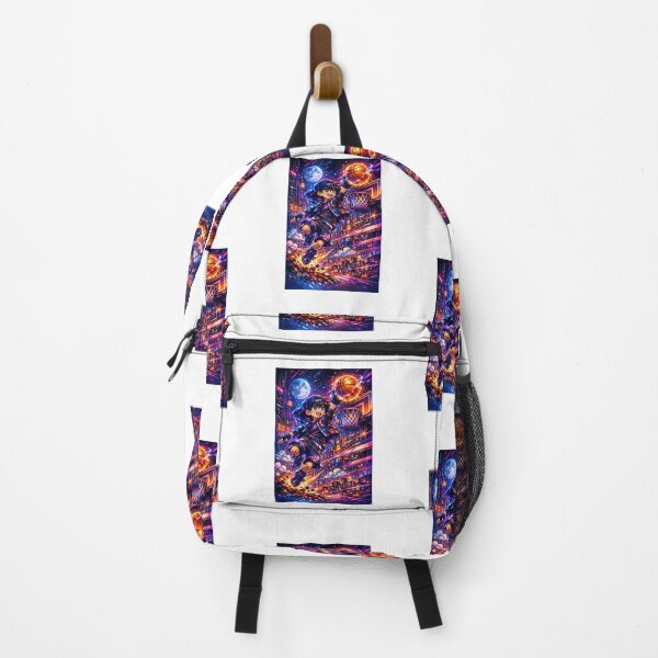 Item preview, Cyber Slam – Neon Basketball Dreamer designed and sold by Joyfulfabric.