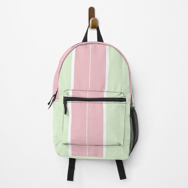 Item preview, Minimal Pastel Color Block Stripe Pattern Green Red 02 designed and sold by jjunnymom.