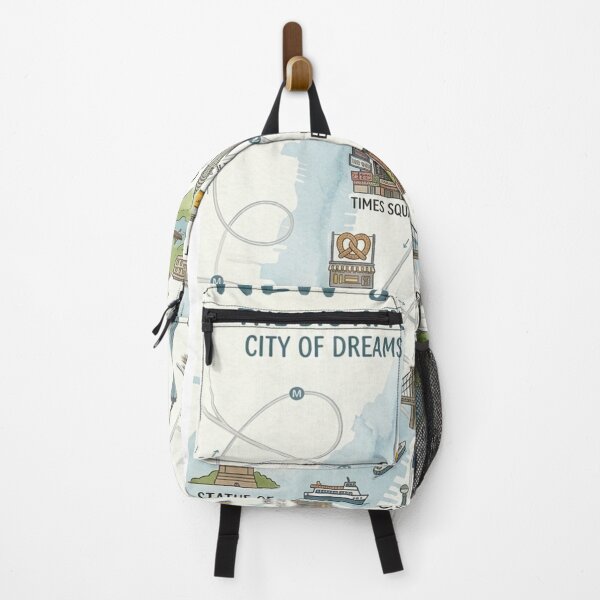 Item preview, New York City Illustrated Map – The Big Apple Landmark Poster designed and sold by ElartedeNoel.