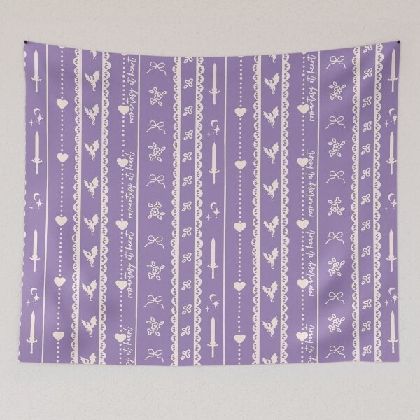 Item preview, Romantasy Lovers - Purple Pattern designed and sold by ladyMAKES.
