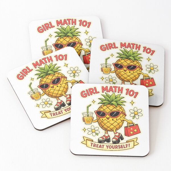 Item preview, Girl Math Pineapple Cute Funny Aesthetic Design designed and sold by CULTWEAR SOCIETY.