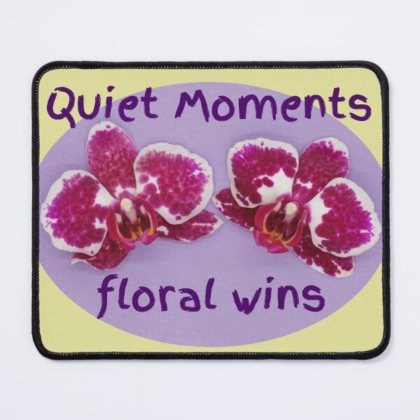 Item preview, Quiet Moments Floral Wins Orchid Flower Macro Art designed and sold by JurateArt-DK.