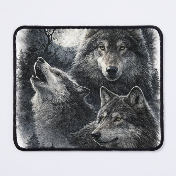 Item preview, Wolf Moon Howling Pack Dark Aesthetic Design designed and sold by CULTWEAR SOCIETY.