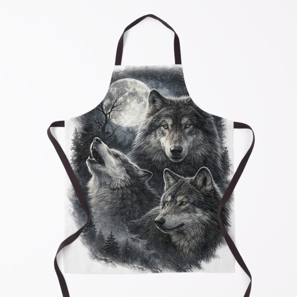 Item preview, Wolf Moon Howling Pack Dark Aesthetic Design designed and sold by CULTWEAR SOCIETY.