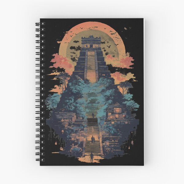 Item preview, Palenque Mayan Ruins Chiapas Negative Space Landscape Art Poster designed and sold by JacksoonLester.