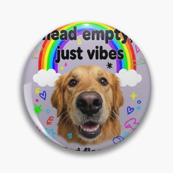 Item preview, Head Empty Just Vibes Certified Floor Licker Dog designed and sold by PawpysPrintShop.