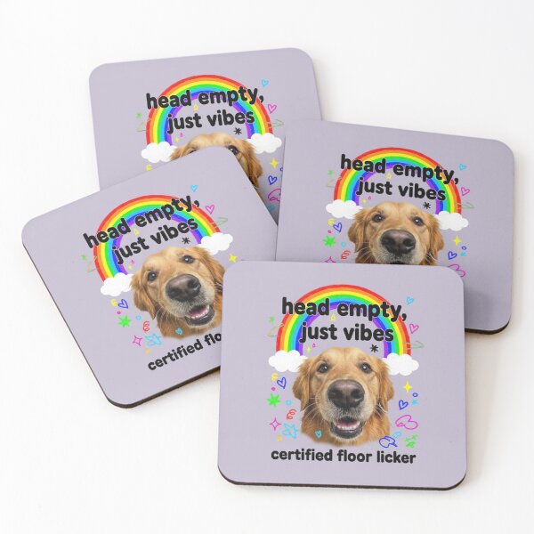 Item preview, Head Empty Just Vibes Certified Floor Licker Dog designed and sold by PawpysPrintShop.