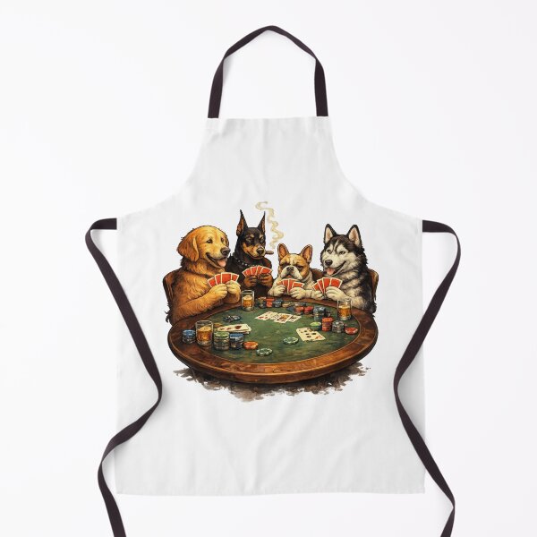 Artikelvorschau, Lustiges Design: Hunde beim Pokern entworfen und verkauft von CULTWEAR SOCIETY.