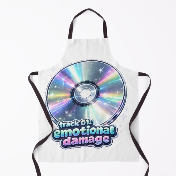 Item preview, Track 01: Emotional Damage Holographic CD Y2K Sticker designed and sold by jgvisualarts.