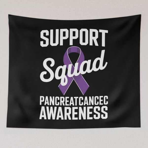 Item preview, Pancreatic Cancer Awareness Purple Ribbon Support Squad designed and sold by PunkNation-Arts.