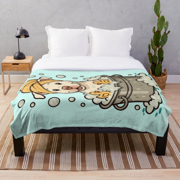 Item preview, American Pit Bull Terrier Taking a Bath designed and sold by Ghost on Toast.