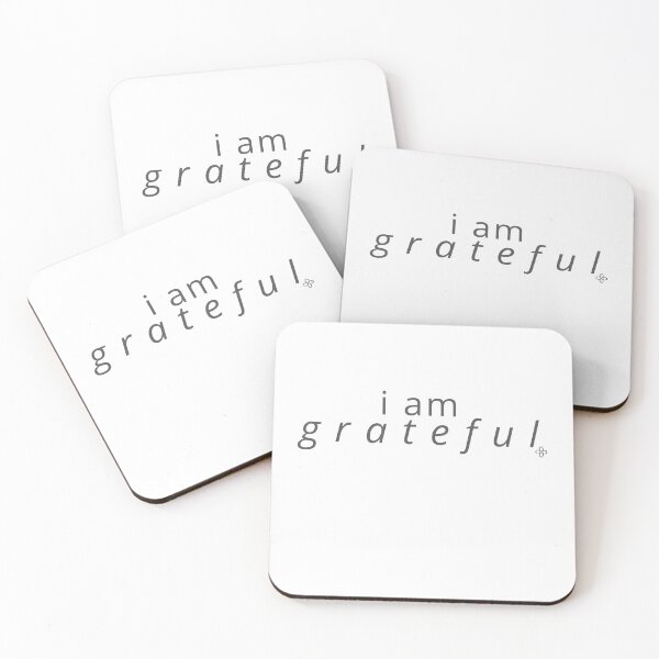 Item preview, I Am Grateful, Motivational Phrase designed and sold by BetterEveryDay1.