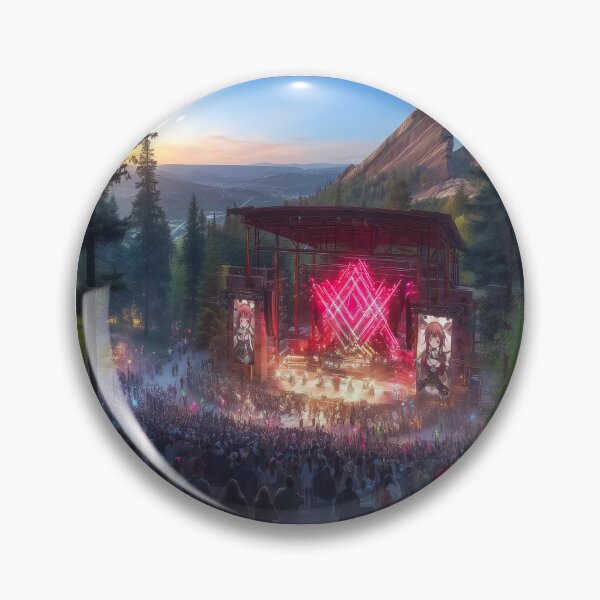 Item preview, Neon Festival Stage – Random Vibes Concert designed and sold by TechDreamscapes.