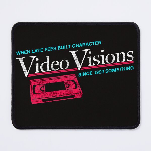 Item preview, Video Visions – When Late Fees Built Character (Vintage VHS Tee) designed and sold by WilliamsWay.