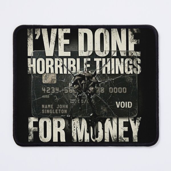 Item preview, I’ve Done Horrible Things For Money - Brocken Debt Card designed and sold by By Dana Studio.