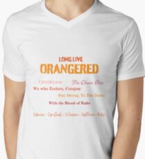 Long Live OrangeRed V-Neck T-Shirt