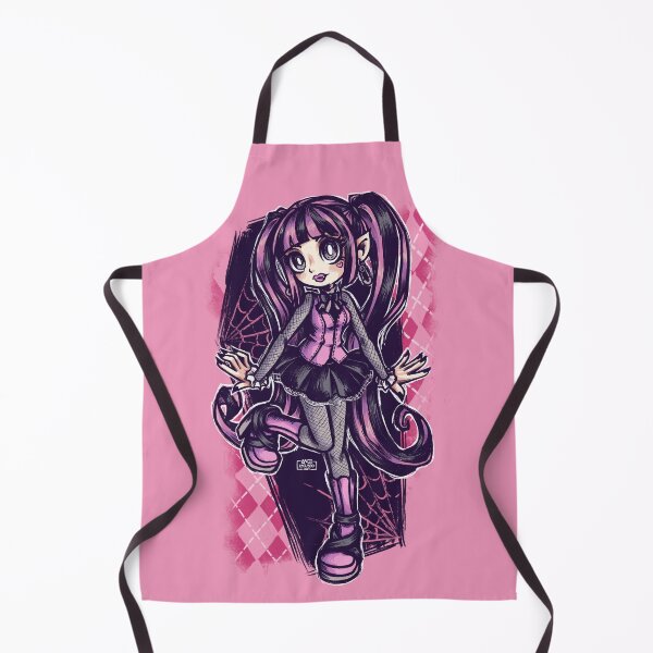 Item preview, Cute Gothic Vampire Girl – Draculaura Inspired Gothic Kawaii designed and sold by AngiLaguado.