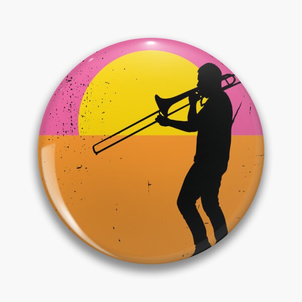 Item preview, Endless Summer Trombone player silhouette designed and sold by tdimillo.
