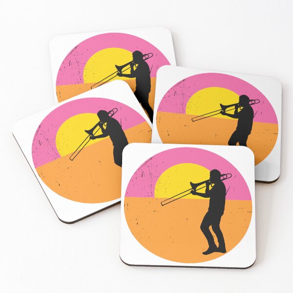 Item preview, Endless Summer Trombone player silhouette designed and sold by tdimillo.