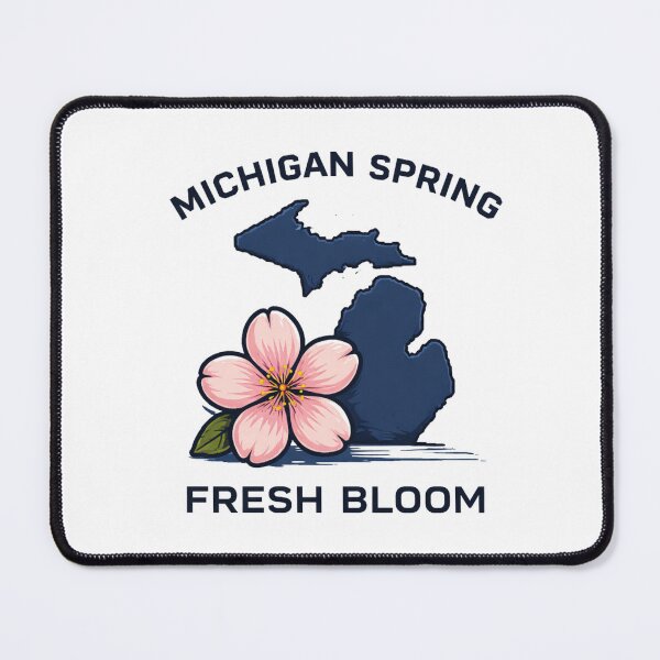 Item preview, Mitten Spring Bloom Michigan Floral Design designed and sold by Combat Skies.