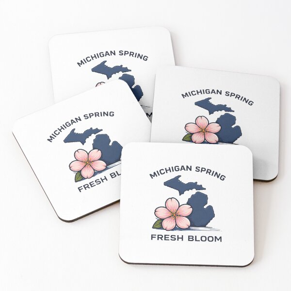 Item preview, Mitten Spring Bloom Michigan Floral Design designed and sold by Combat Skies.
