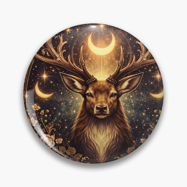 Item preview, Celestial Moon Stag designed and sold by Pixel Junkies Studio.