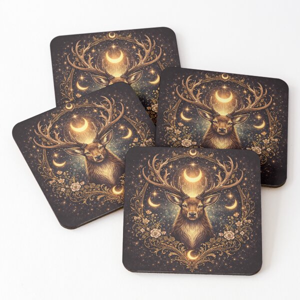 Item preview, Celestial Moon Stag designed and sold by Pixel Junkies Studio.