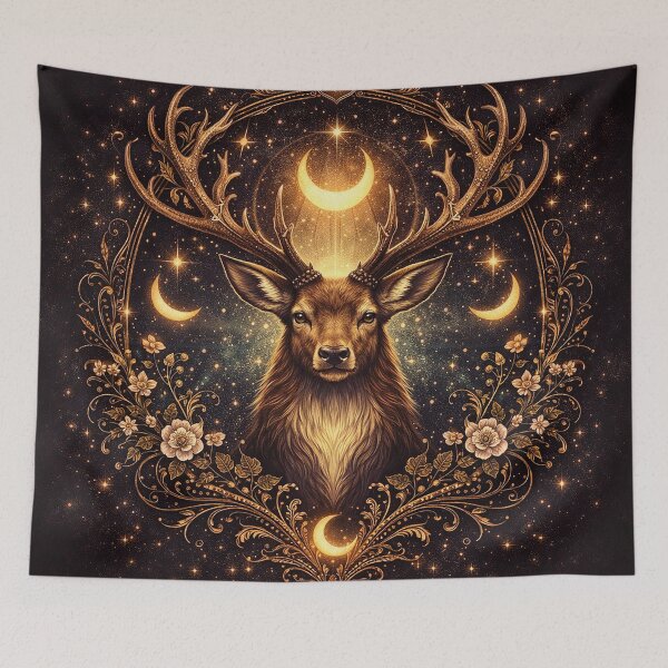 Item preview, Celestial Moon Stag designed and sold by Pixel Junkies Studio.