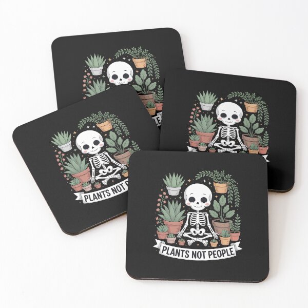 Item preview, Plant Lover Skeleton  - Plants Not People designed and sold by PunkNation-Arts.
