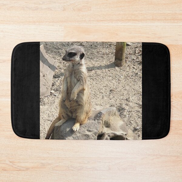 Item preview, “On Duty” Meerkat Standing Guard Wildlife Photo designed and sold by TheMarketplaceworld.