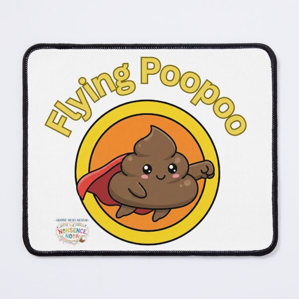 Item preview, Flying Poopoo Superhero – Nonsense Nook Funny T-Shirt designed and sold by TheNonsenseNook.