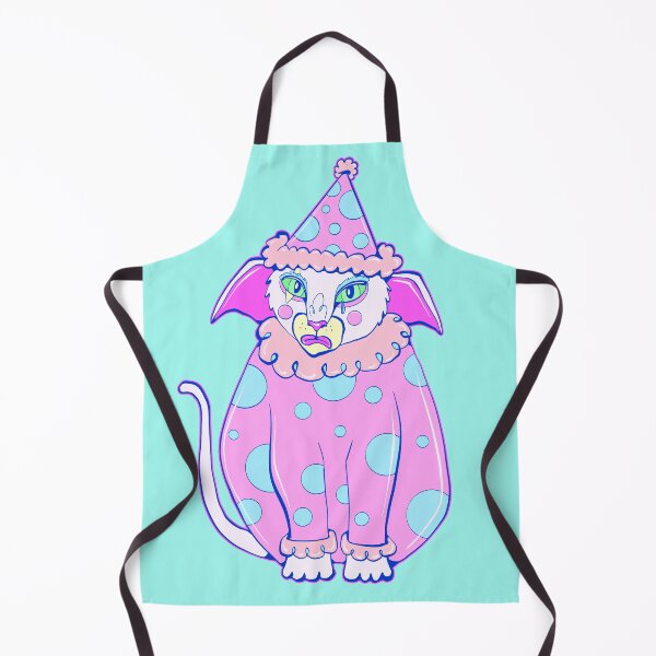 Item preview, Pink Clown Kitty designed and sold by crestfallenmermaid.