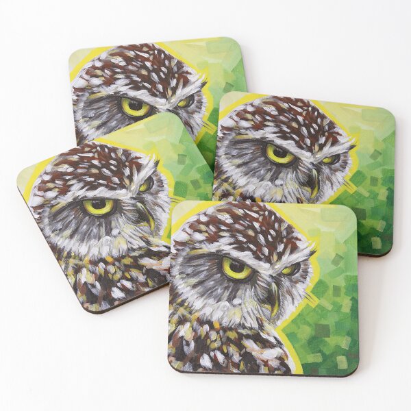 Item preview, Fierce Owl Portrait designed and sold by feld-artlab.