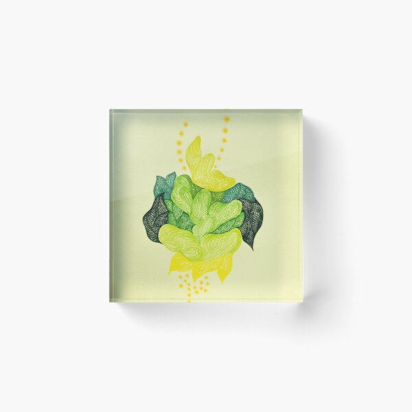 Item preview, Abstract Organic Cellular Pattern Green Symmetry Texture Art designed and sold by oneohoneStore.