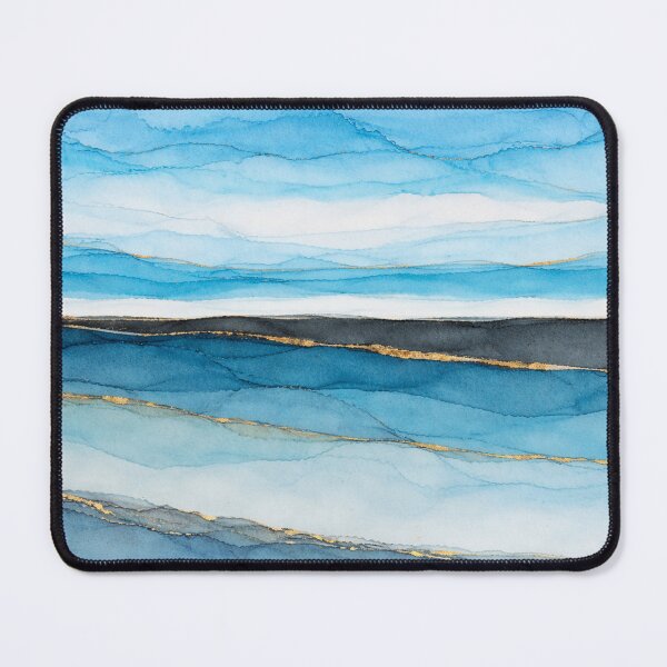 Item preview, Abstract Coastal Landscape in Blue designed and sold by Val Arie.