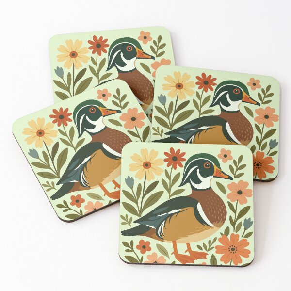 Item preview, Mid Century Modern Wood Duck designed and sold by Ghost on Toast.