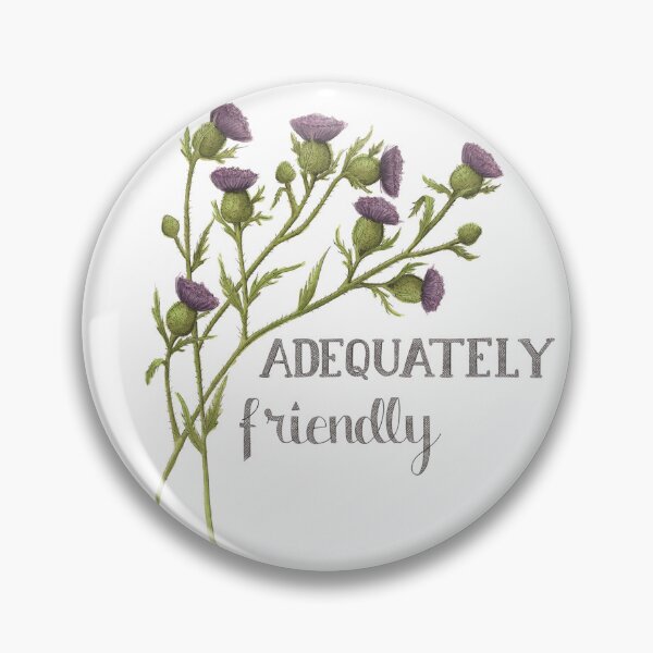 Item preview, Adequately Friendly designed and sold by NaughtyFlorals.