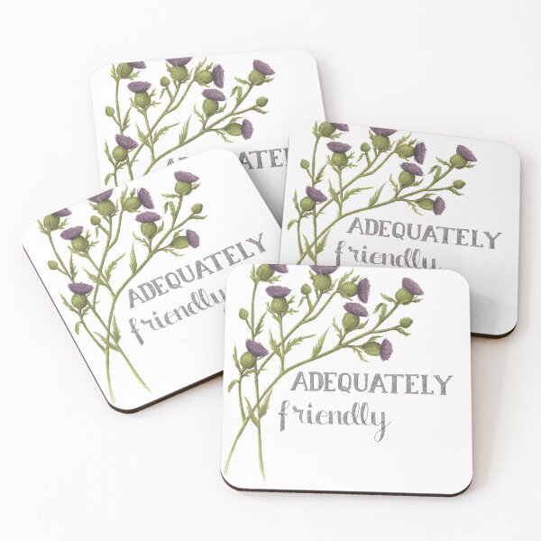 Item preview, Adequately Friendly designed and sold by NaughtyFlorals.