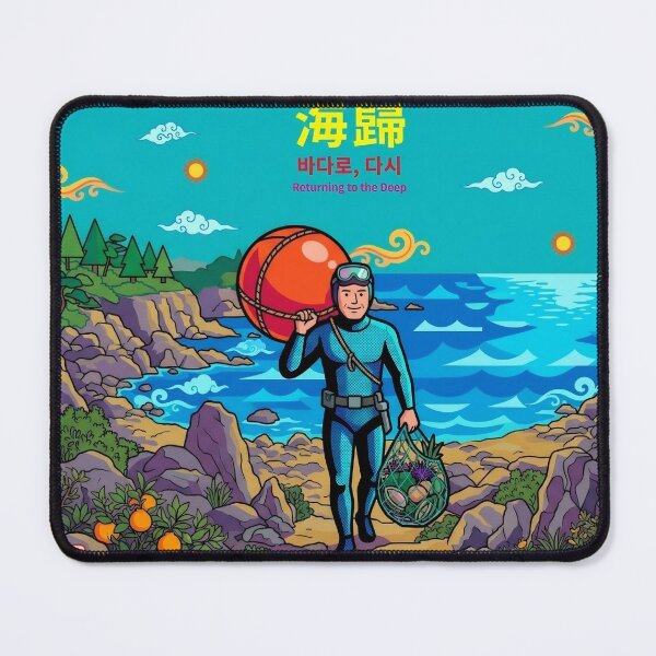 Item preview, Arirang Haenam: Pop Art Diver - Vibrant Ocean Energy  designed and sold by KOREA-HAENAM.
