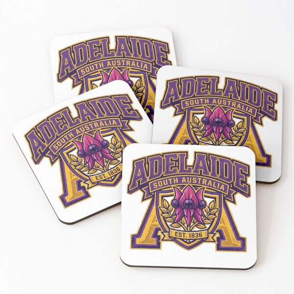 Item preview, Adelaide South Australia varsity Gold purple designed and sold by AussieVarsity.