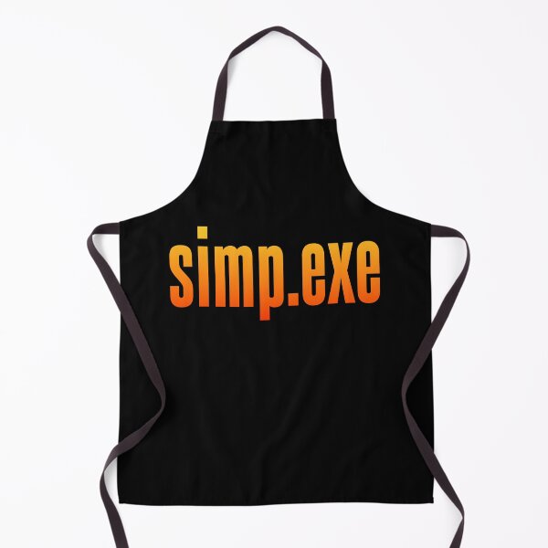 Item preview, simp.exe, Orange designed and sold by Memes N Lore .