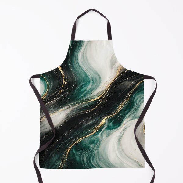 Item preview, Emerald Gold Fluid Waves designed and sold by Pixel Junkies Studio.